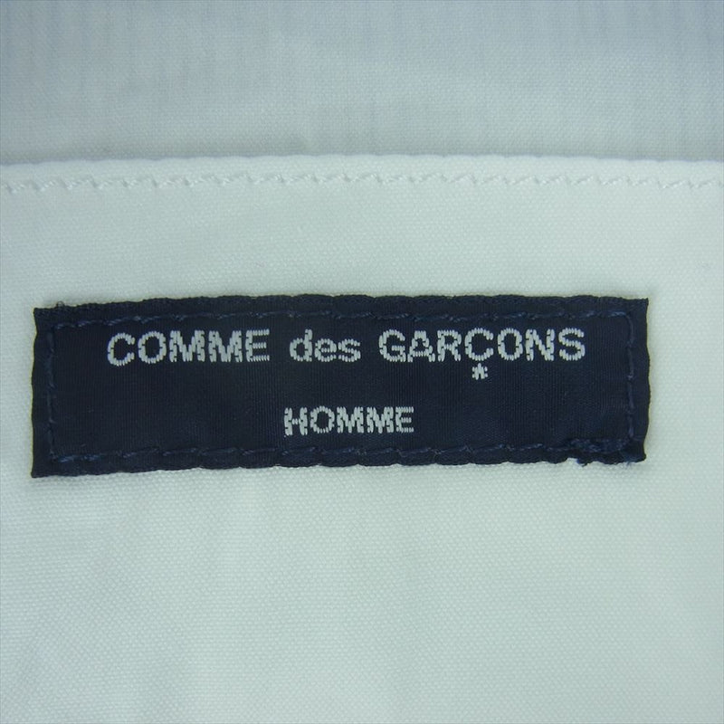 COMME des GARCONS HOMME コムデギャルソンオム HM-K204-051 コットン ストライプ 2way トート バッグ ライトブルー系 ホワイト系【中古】