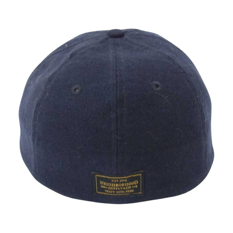 NEIGHBORHOOD ネイバーフッド 15SS  151YGNH-HT07  BB W-CAP ベースボール キャップ ネイビー系 M【中古】