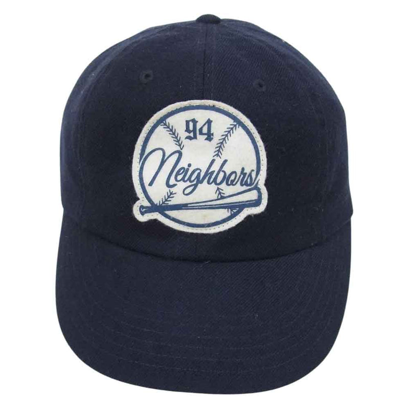 NEIGHBORHOOD ネイバーフッド 15SS  151YGNH-HT07  BB W-CAP ベースボール キャップ ネイビー系 M【中古】