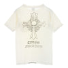 CHROME HEARTS クロムハーツ（原本無） バッククロス ロゴ プリント 半袖 ポケット Tシャツ TOKYO オフホワイト系 S【中古】