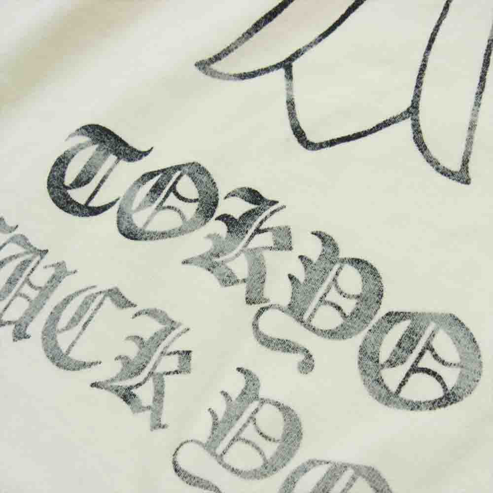 CHROME HEARTS クロムハーツ（原本無） バッククロス ロゴ プリント 半袖 ポケット Tシャツ TOKYO オフホワイト系 S【中古】