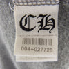 CHROME HEARTS クロムハーツ（原本無） 2212-304-1039 国内正規品 ホースシュー ロゴ プリント ヘンリーネック 七分丈 カットソー Tシャツ グレー グレー系 M【中古】