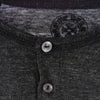 CHROME HEARTS クロムハーツ（原本無） 2212-304-1039 国内正規品 ホースシュー ロゴ プリント ヘンリーネック 七分丈 カットソー Tシャツ ブラック ブラック系 M【中古】