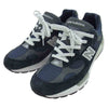 NEW BALANCE ニューバランス M992GG USA製 992 スエード メッシュ ローカット スニーカー  ネイビー系 28cm【中古】