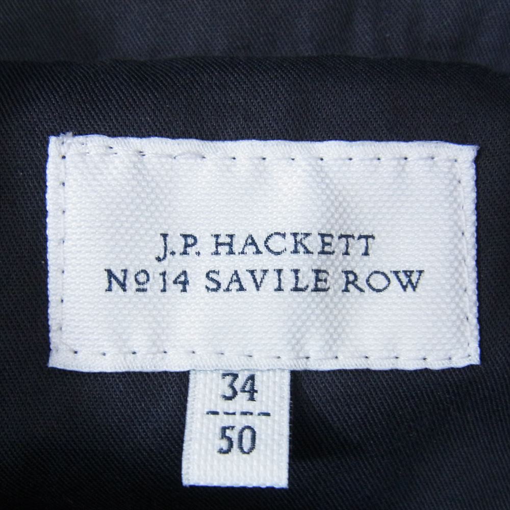 ハケットロンドン J.P.HACKETT ストレート チノ パンツ ネイビー系 34/50【中古】