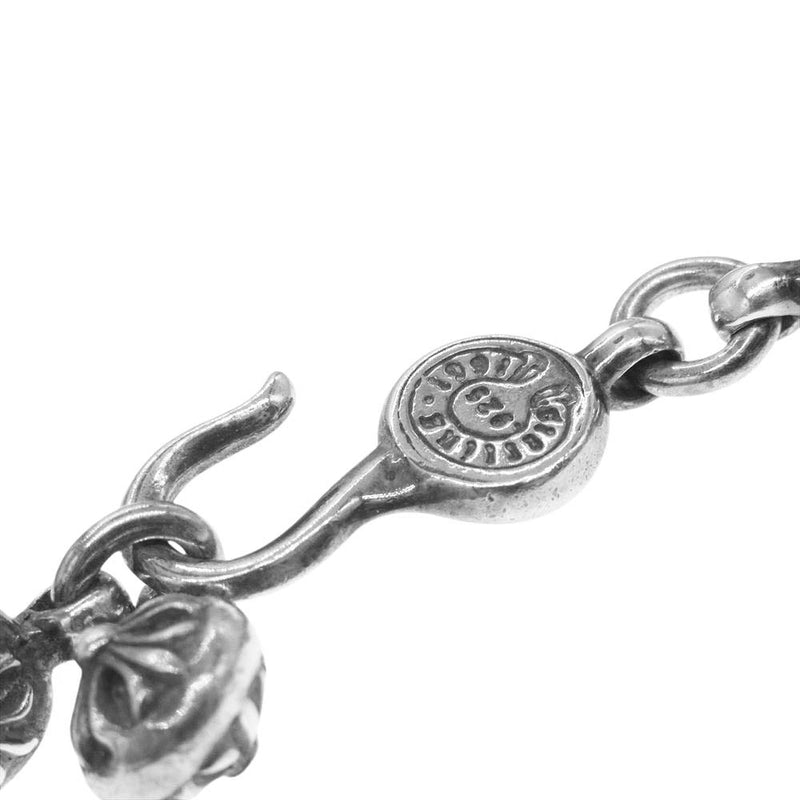 CHROME HEARTS クロムハーツ（原本無） タイニーCHクロス クロスボール ブレスレット【中古】