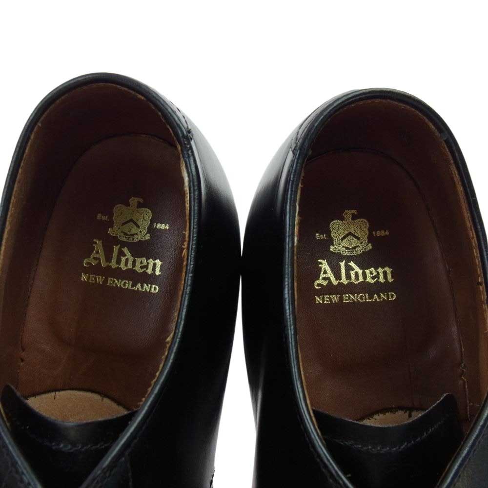 ALDEN オールデン 53711 Military Plain Toe Ox ミリタリー プレーントゥ オックスフォード シューズ 8D【美品】【中古】