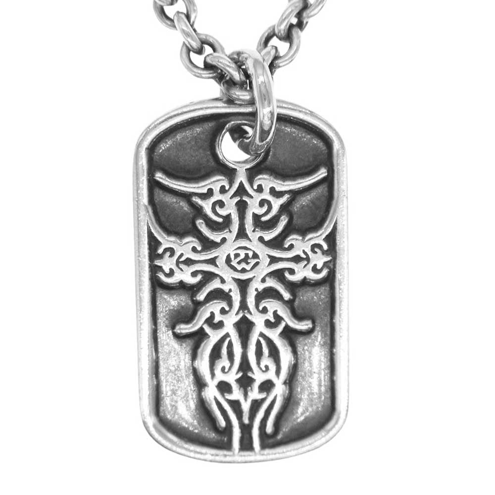 TRAVIS WALKER トラヴィスワーカー DTS003 トライバルクロス ドッグタグ ペンダント ネックレス【中古】