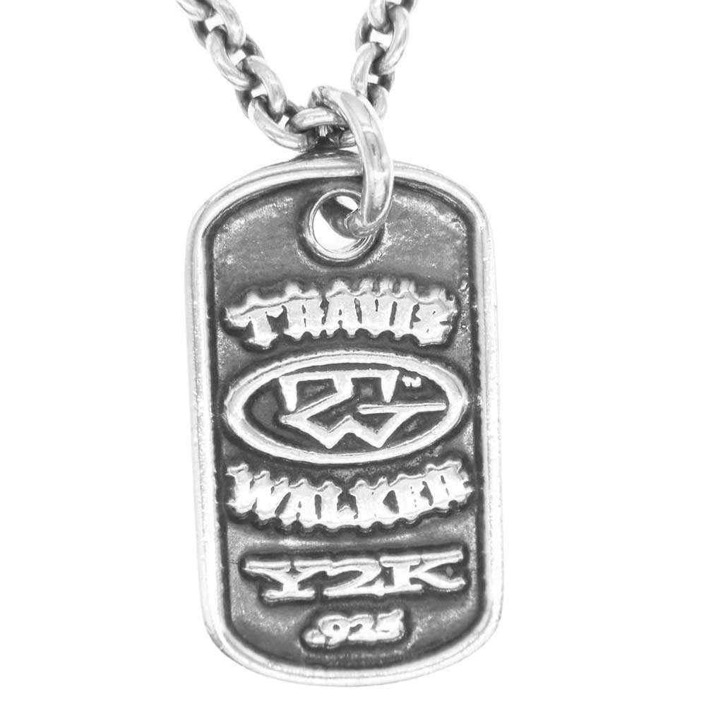 TRAVIS WALKER トラヴィスワーカー DTS003 トライバルクロス ドッグタグ ペンダント ネックレス【中古】