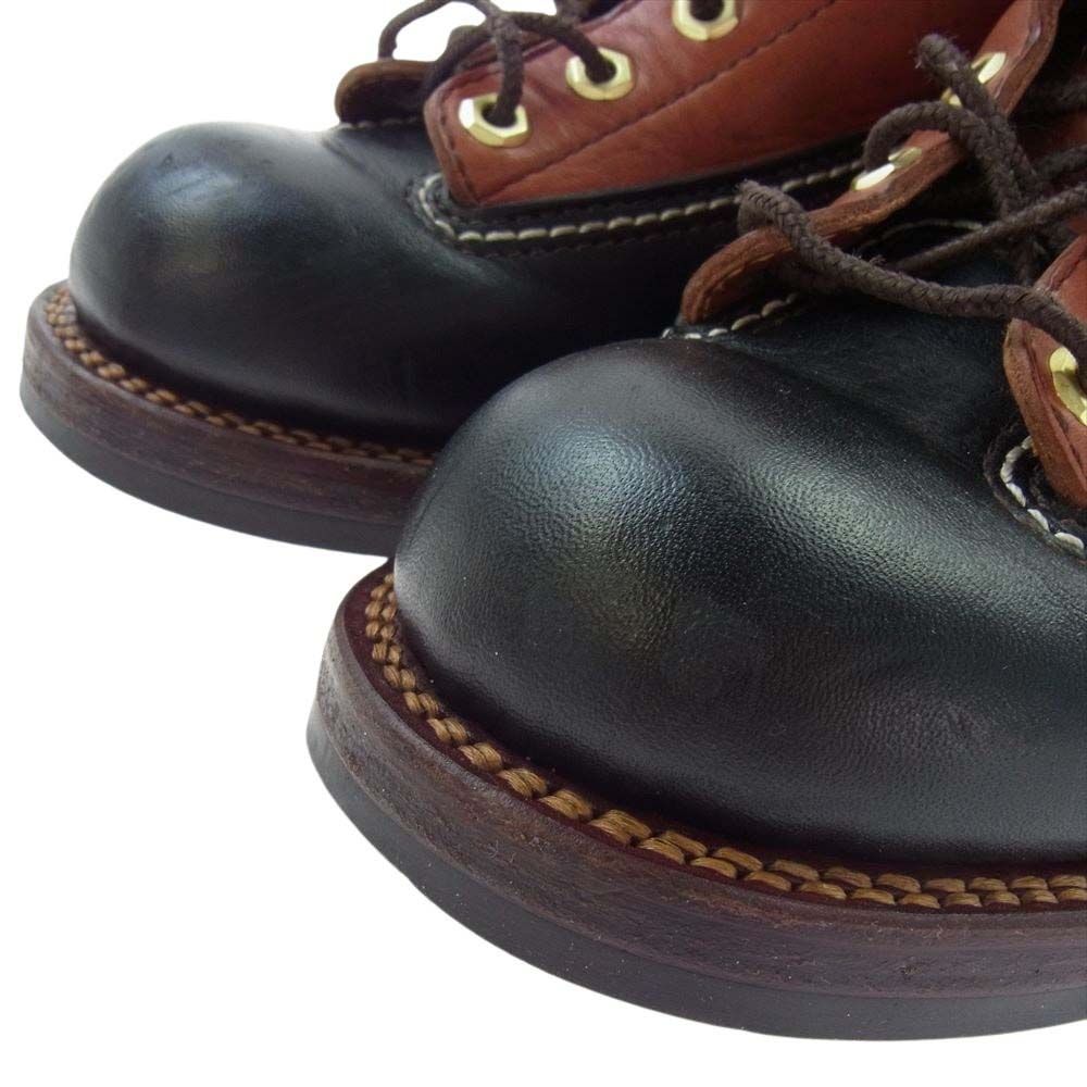 THE FLAT HEAD ザフラットヘッド SKB-20H Horse Hide Work Boots ホースハイド ワーク ブーツ ライトブラウン系 ブラック系 26.5cm【中古】