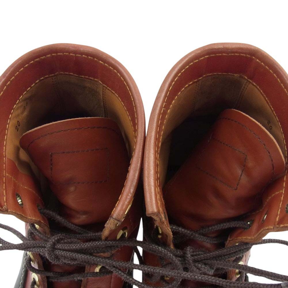 THE FLAT HEAD ザフラットヘッド SKB-20H Horse Hide Work Boots ホースハイド ワーク ブーツ ライトブラウン系 ブラック系 26.5cm【中古】