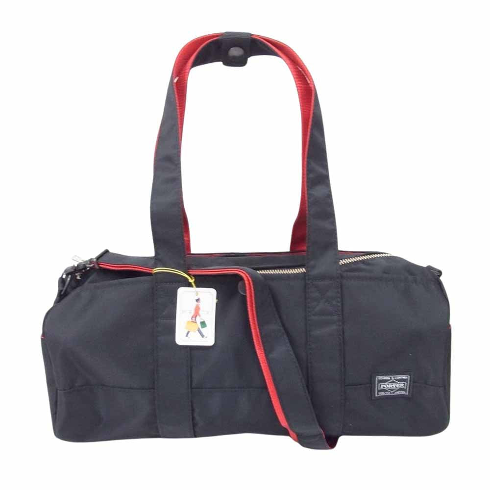 PORTER ポーター 383-06697 L-fine エルファイン 2way ボストン ハンド バッグ ブラック系【極上美品】【中古】