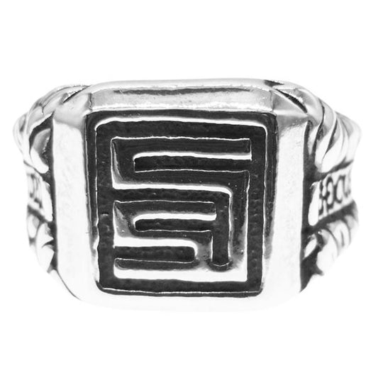 BILL WALL LEATHER ビルウォールレザー shawn stussy ショーンステューシー S/DOUBLE リング 20号【中古】