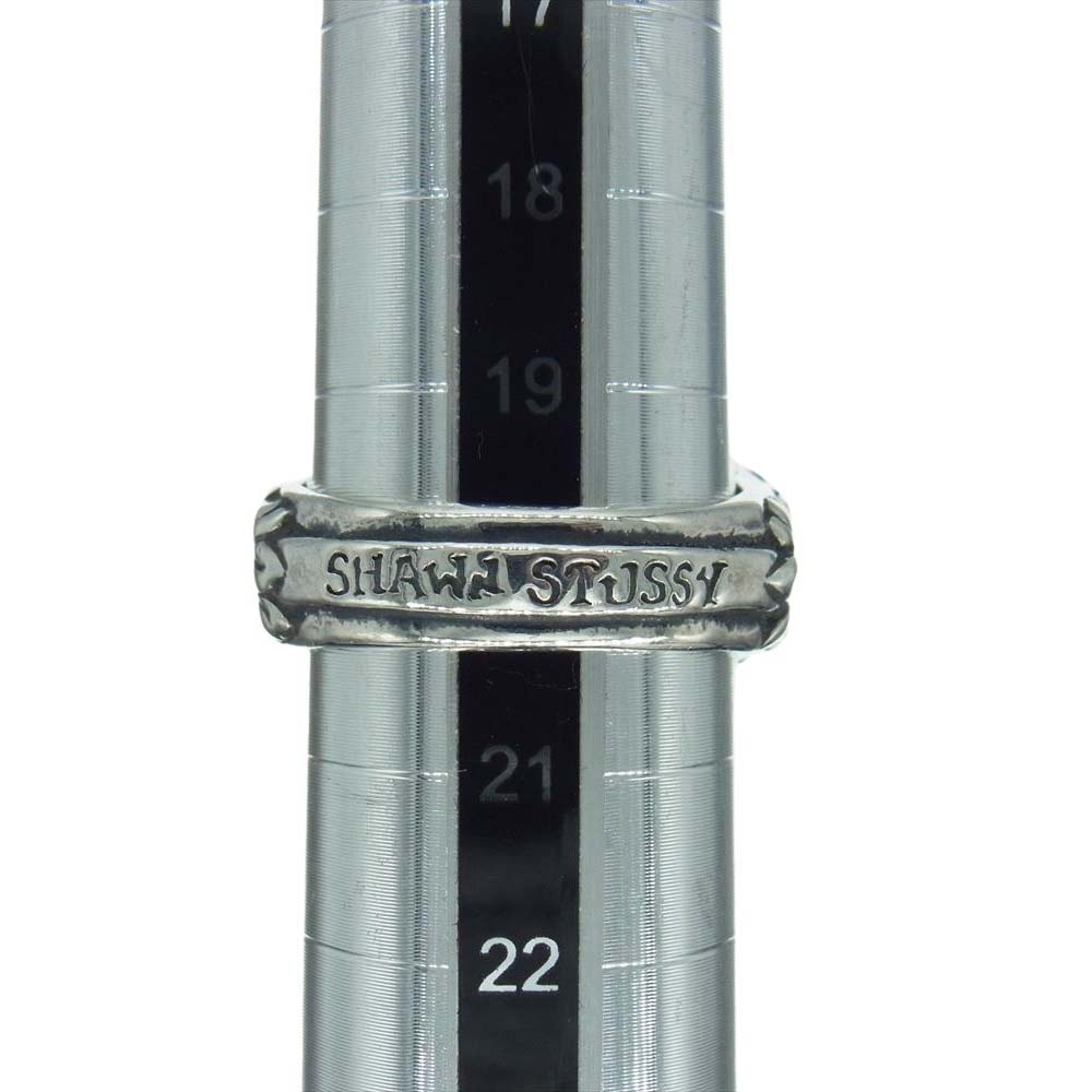 BILL WALL LEATHER ビルウォールレザー shawn stussy ショーンステューシー S/DOUBLE リング 20号【中古】