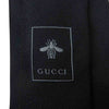 GUCCI グッチ タイガー 刺繍 エンブロイダリー シルク ネクタイ  ブラック系【中古】