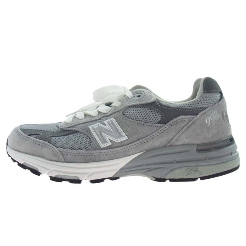 NEW BALANCE ニューバランス MR993GL USA製 993 Gray アメリカ製 スエード ローカット スニーカー グレー系 26cm【新古品】【未使用】【中古】