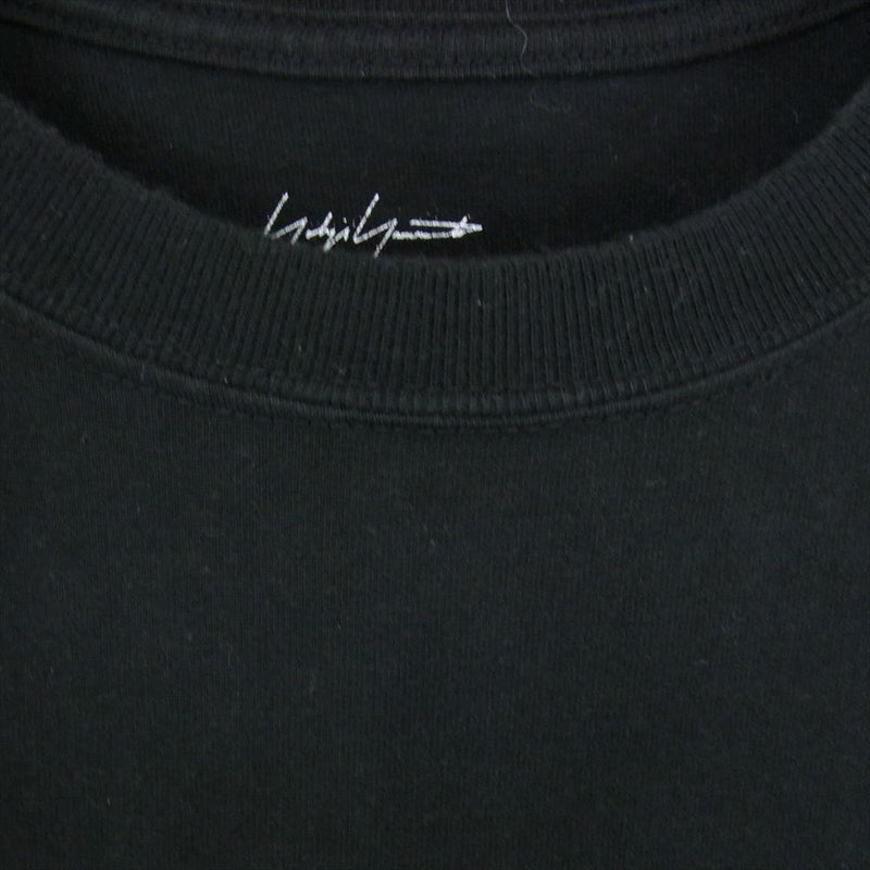 NEIGHBORHOOD ネイバーフッド 23SS HZ-T63-288 × YOHJI YAMAMOTO ヨウジ ヤマモト YN.CREW NECK LS ロングスリーブ 長袖 Tシャツ ブラック系 M【中古】