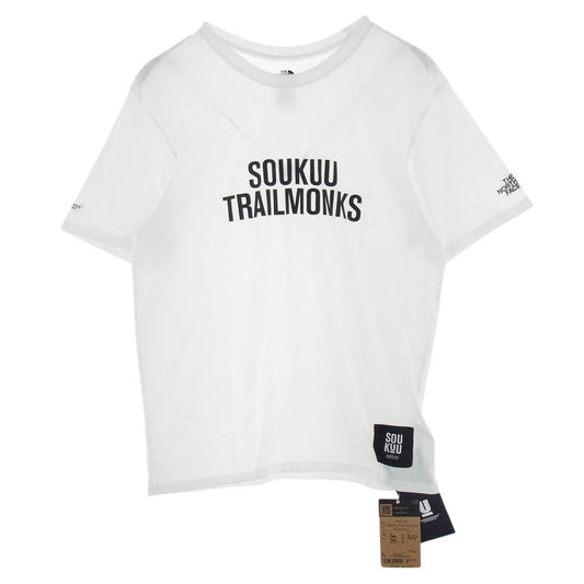 UNDERCOVER アンダーカバー 24SS NS1D3801 × THE NORTH FACE SOUKUU Hike Technical Graphic Tee  ノースフェイス 半袖 Tシャツ ホワイト系 M【美品】【中古】