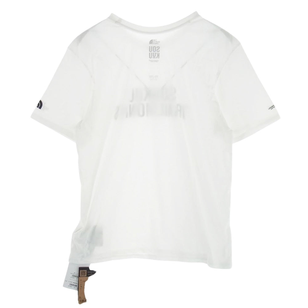 UNDERCOVER アンダーカバー 24SS NS1D3801 × THE NORTH FACE SOUKUU Hike Technical Graphic Tee  ノースフェイス 半袖 Tシャツ ホワイト系 M【美品】【中古】