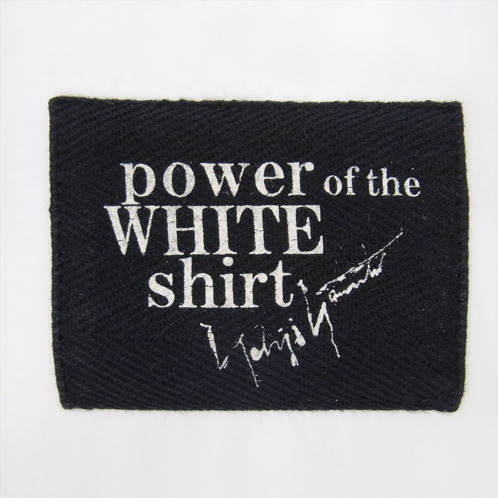 Yohji Yamamoto POUR HOMME ヨウジヤマモトプールオム 22AW HE-B86-095 二重襟 レイヤードカラー 長袖 シャツ ブラウス ホワイト系 4【中古】