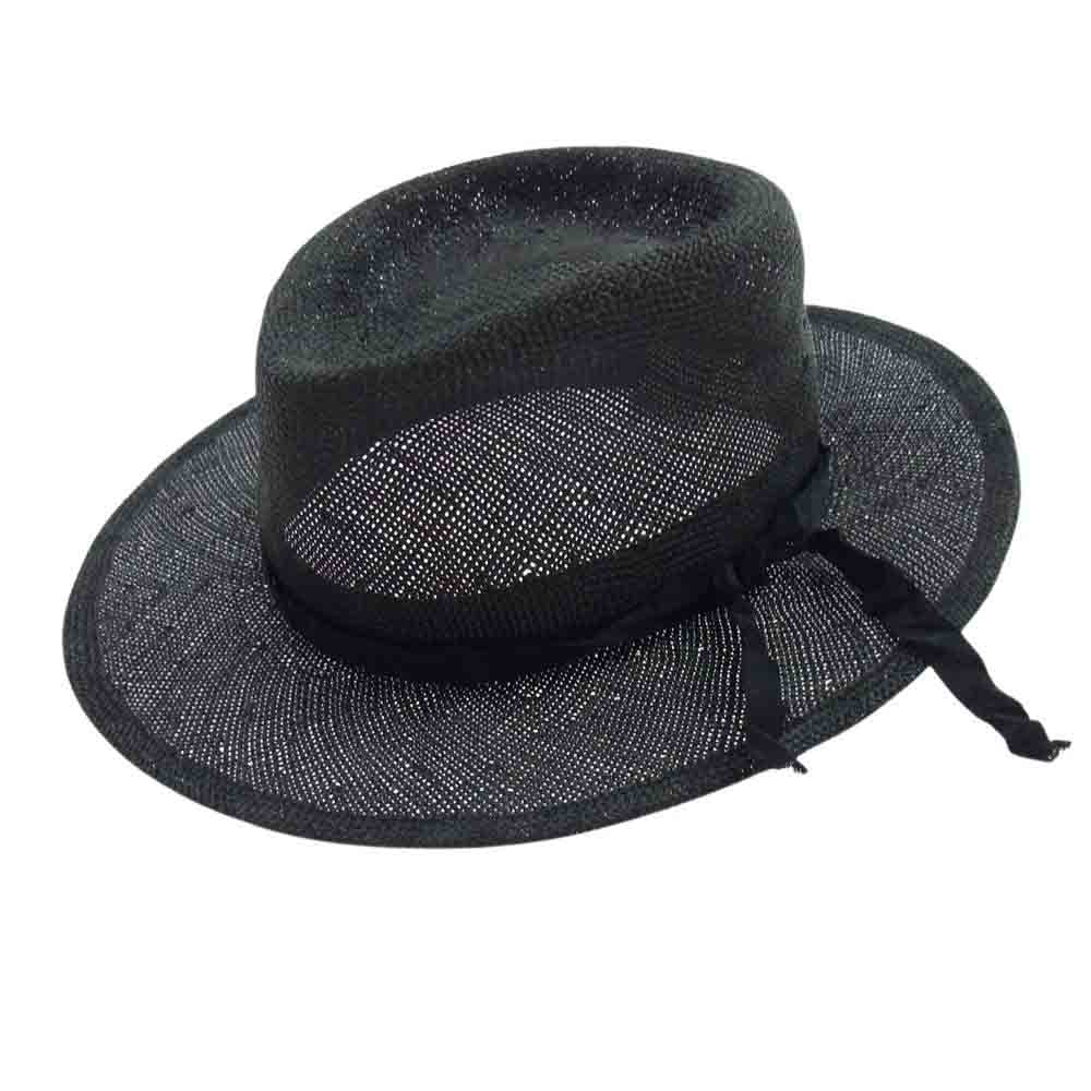 Yohji Yamamoto POUR HOMME ヨウジヤマモトプールオム HD-H03-362 リボン付き ストローハット 4【中古】