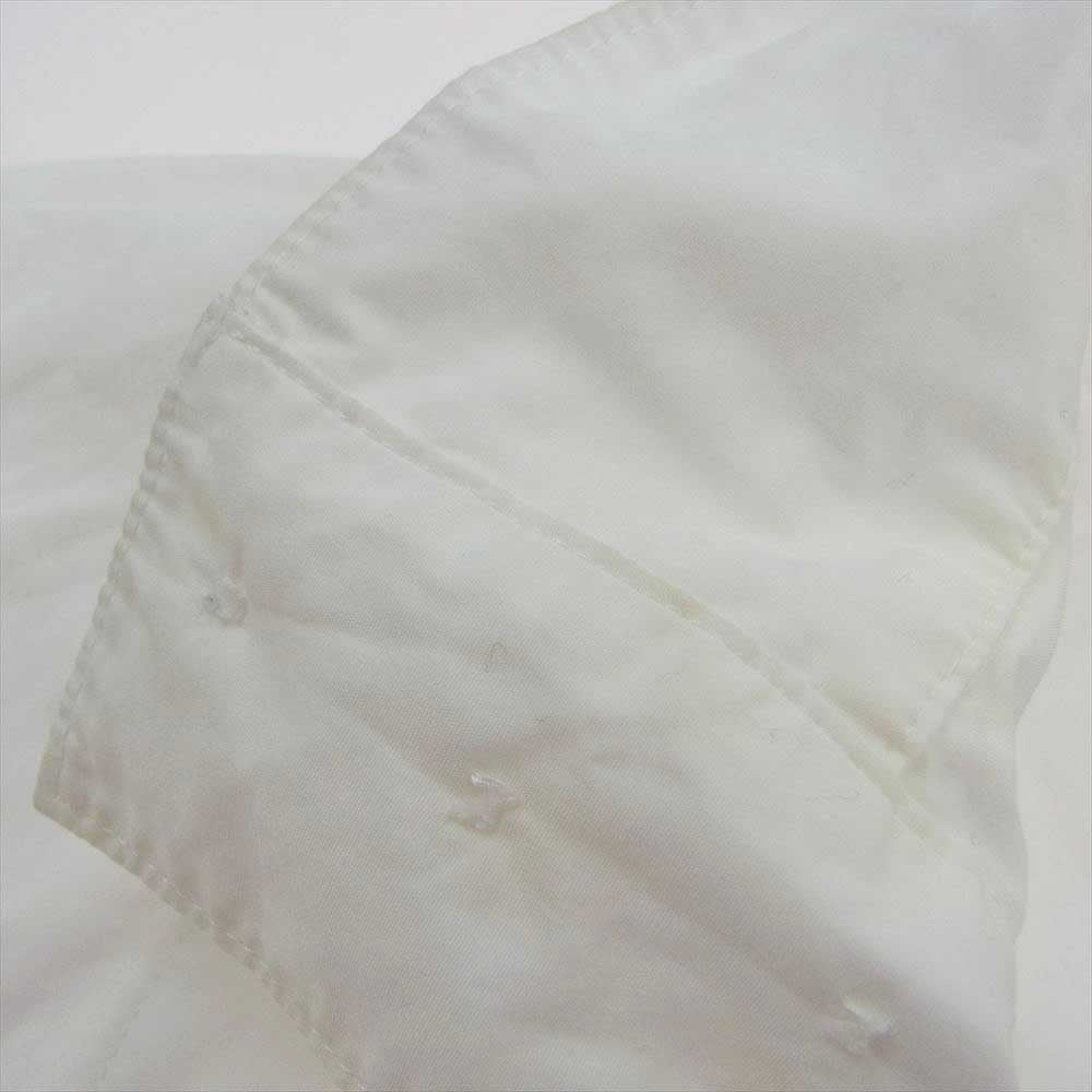 Yohji Yamamoto POUR HOMME ヨウジヤマモトプールオム 22AW HE-B50-520 ベストドッキング ストール付き スタンドカラー 長袖 シャツ ホワイト系 3【中古】