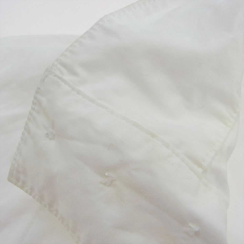 Yohji Yamamoto POUR HOMME ヨウジヤマモトプールオム 22AW HE-B50-520 ベストドッキング ストール付き スタンドカラー 長袖 シャツ ホワイト系 3【中古】