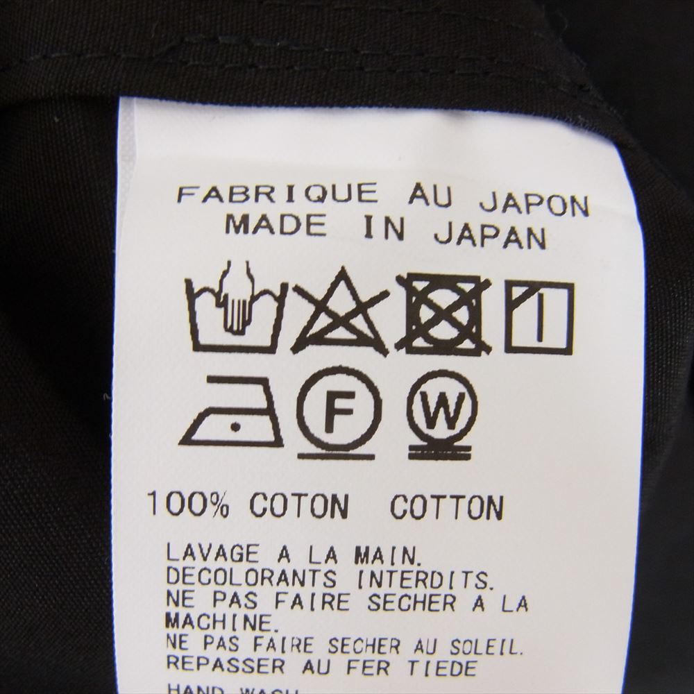 Yohji Yamamoto POUR HOMME ヨウジヤマモトプールオム 23SS HZ-B34-012 100番双糸ブロードビッグシャツ オーバーサイズ 長袖 ロング シャツ ブラック系 3【中古】