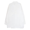 Yohji Yamamoto POUR HOMME ヨウジヤマモトプールオム 23SS HZ-B05-001 CHAIN STITCH BROAD O-HANGING COLLAR CAINSTICH SHIRT チェーンステッチ ブロード タブカラー ロング 長袖 シャツ ホワイト系 4【中古】