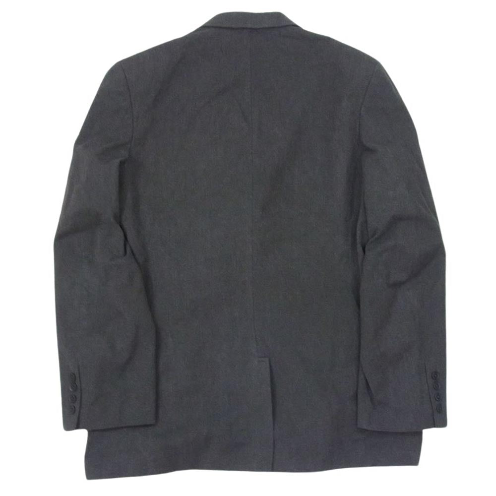 Yohji Yamamoto ヨウジヤマモト 23AW MJ-J01-805 Y’s for men ワイズフォーメン 3-BUTTON JACKET WITH TOP STITCH DETAIL 3釦 ステッチデザイン グレー系 4【中古】