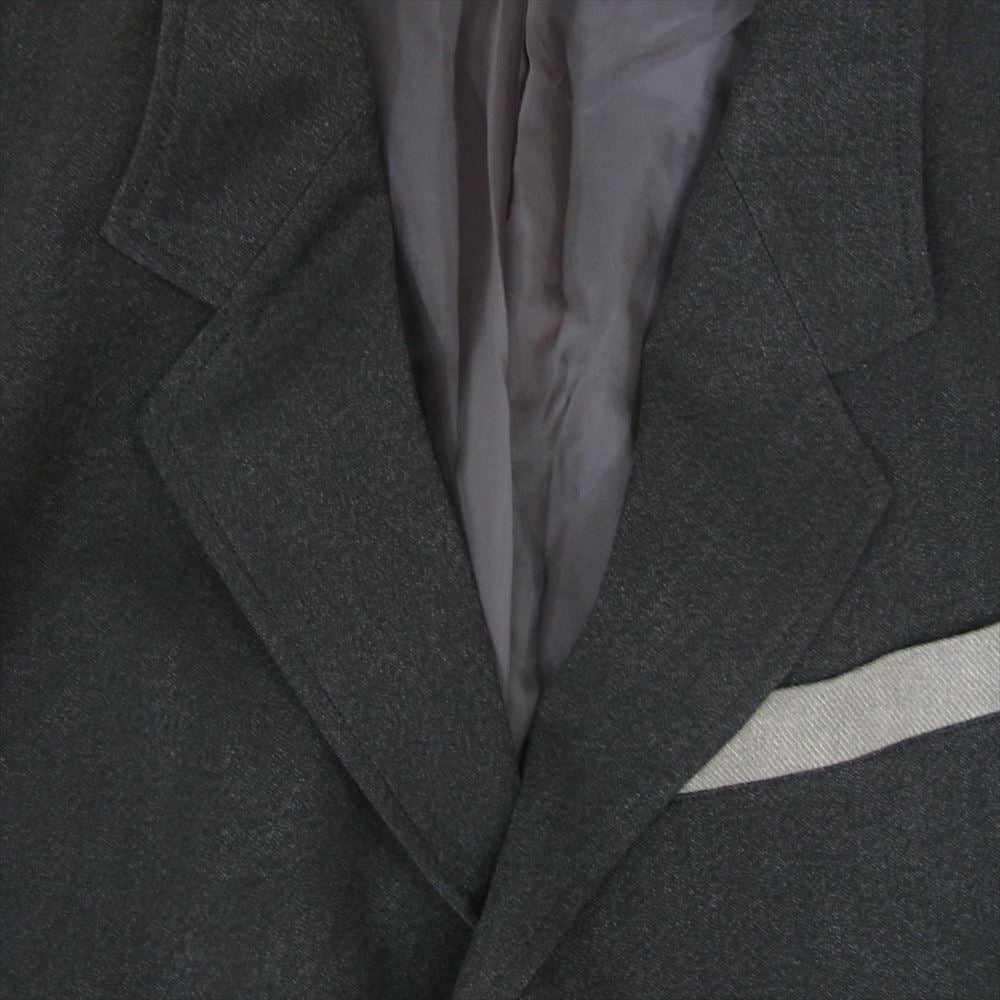 Yohji Yamamoto ヨウジヤマモト 23AW MJ-J01-805 Y’s for men ワイズフォーメン 3-BUTTON JACKET WITH TOP STITCH DETAIL 3釦 ステッチデザイン グレー系 4【中古】