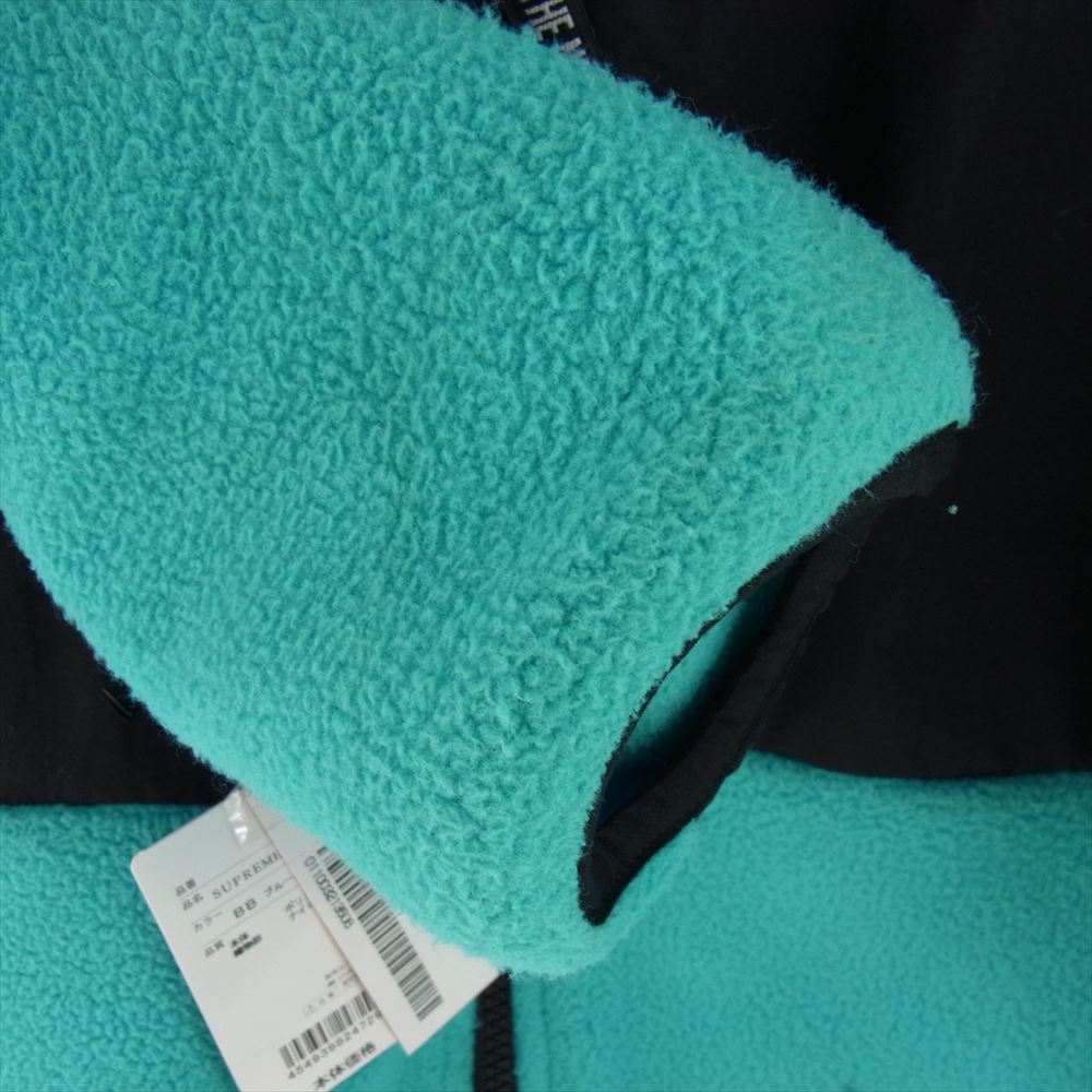 Supreme シュプリーム 19SS  NA119031 × THE NORTH FACE Ark Logo Denali Freece Jacket NA119031 ザノースフェイス アーチロゴ デナリフリース ジャケット ブラック系 ブルー系 USA S【中古】