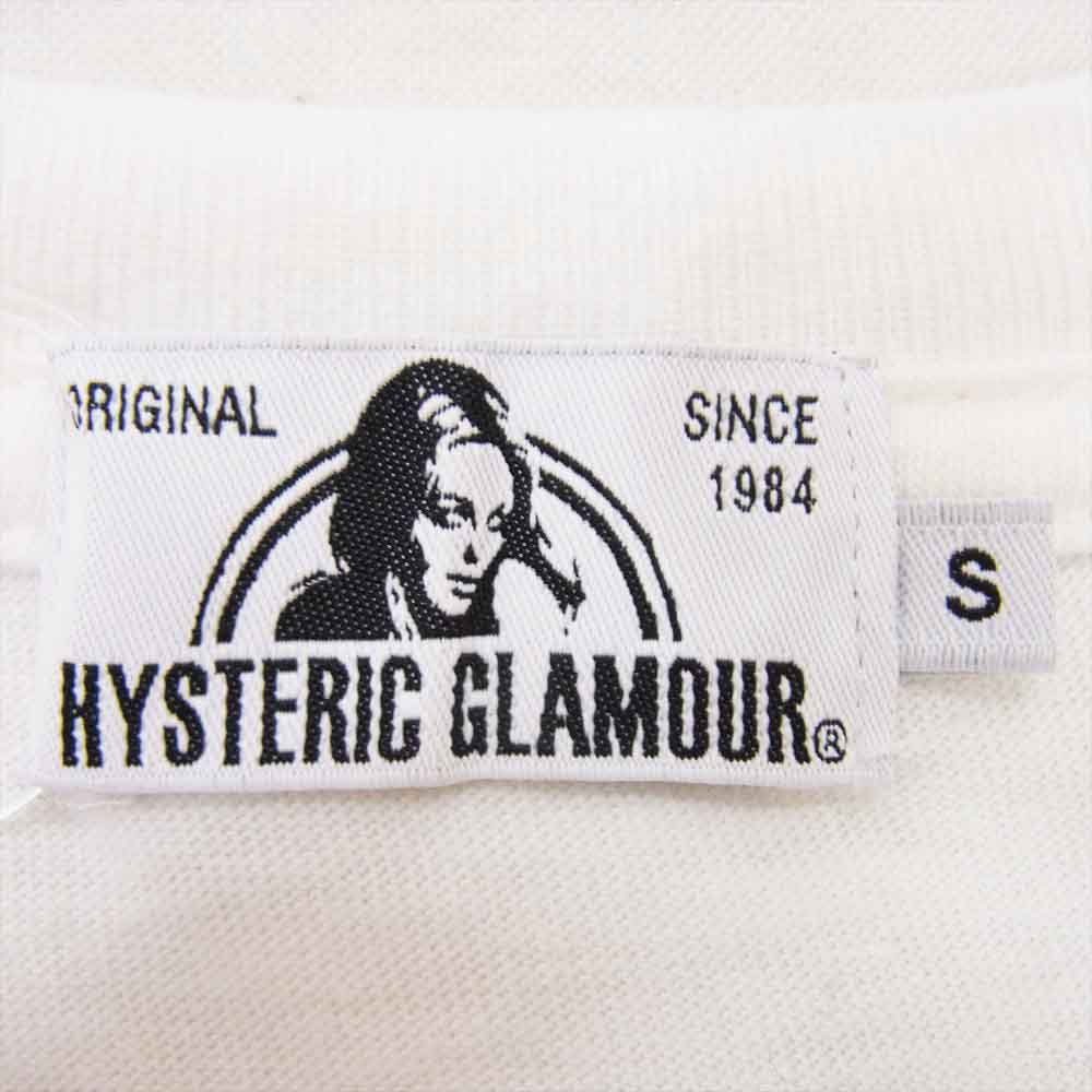 HYSTERIC GLAMOUR ヒステリックグラマー 02203CT17 × 野口強 DOPE TEE プリント Tシャツ ホワイト系 S【中古】