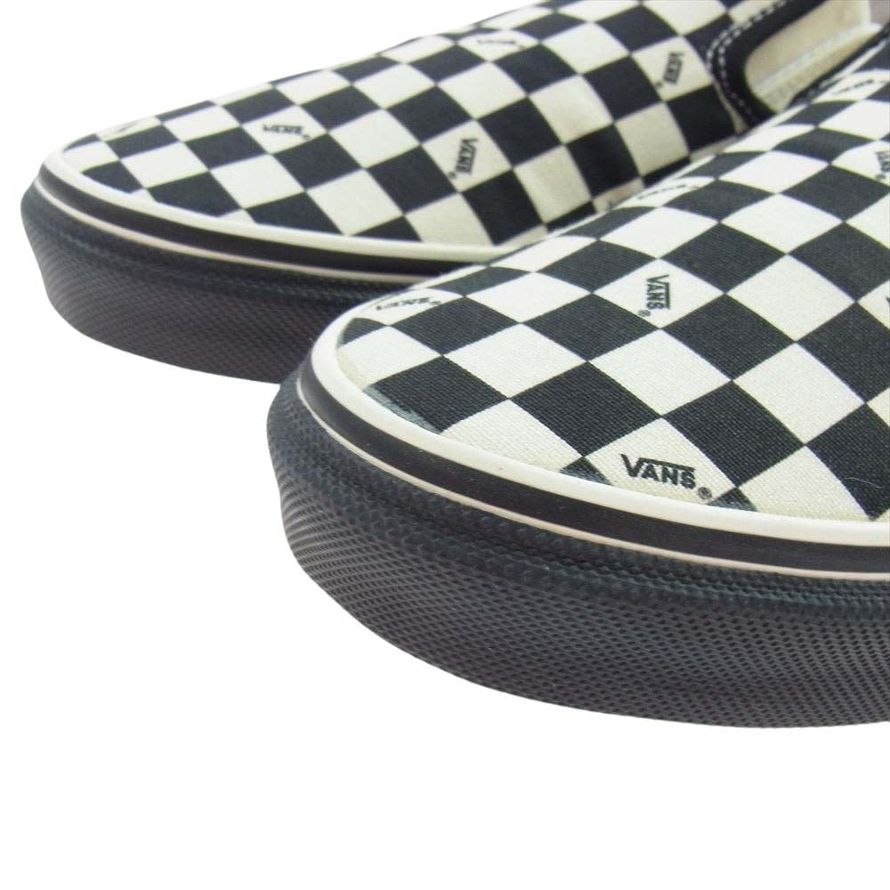 VANS バンズ × STANDARD CALIFORNIA スタンダード カルフォルニア SSSVB110 チェッカー SLIP ON スリッポン スニーカー ブラック系 ホワイト系 27.5cm【中古】