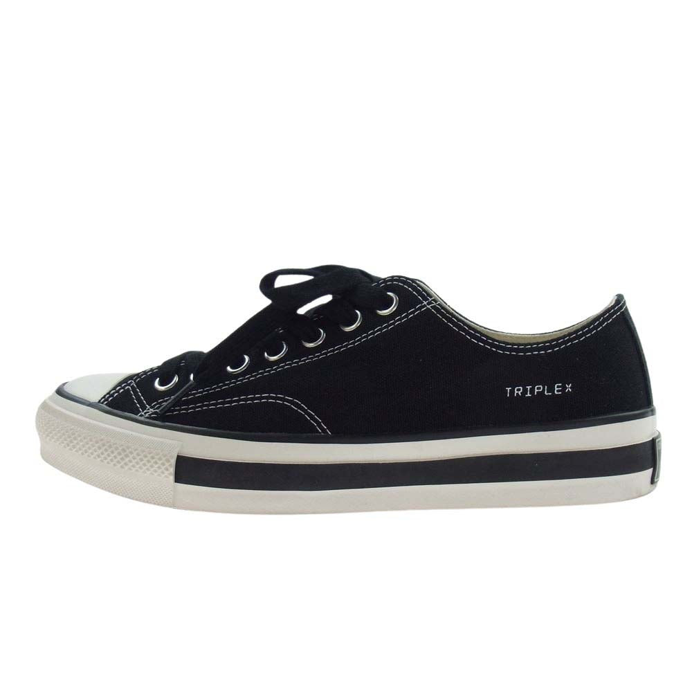 CONVERSE コンバース ADDICT アディクト × GOD SELECTION XXX  ゴッドセレクション 1AD786  24SS CHUCK TAYLOR CANVAS TX OX チャックテイラー ロー キャンバス スニーカー ブラック系 27cm【中古】