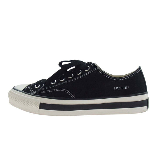 CONVERSE コンバース ADDICT アディクト × GOD SELECTION XXX  ゴッドセレクション 1AD786  24SS CHUCK TAYLOR CANVAS TX OX チャックテイラー ロー キャンバス スニーカー ブラック系 27cm【中古】