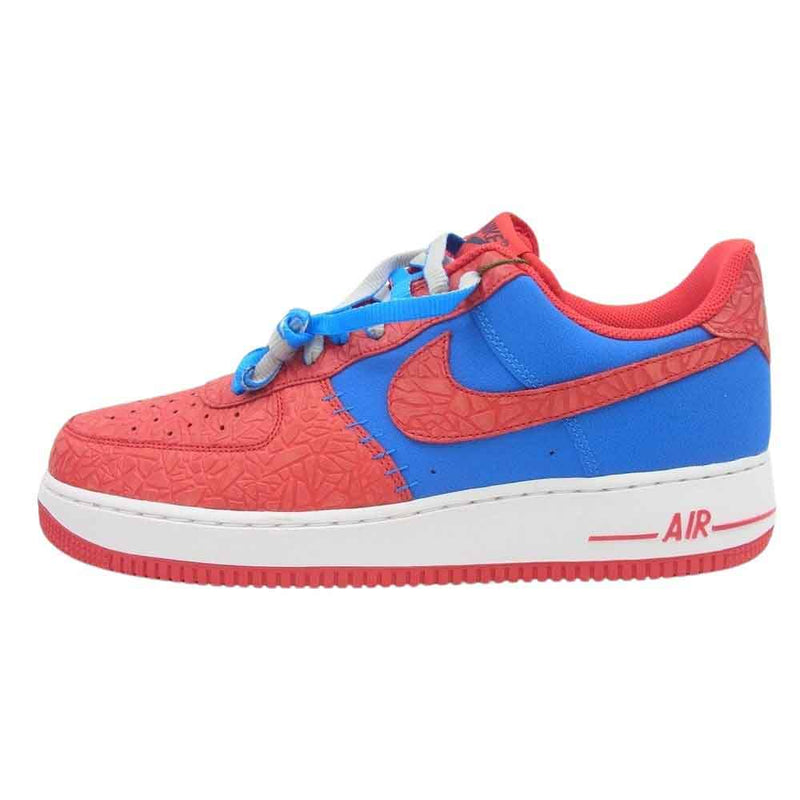 NIKE ナイキ 488298-412 AIR FORCE 1 LOW PHOTO BLUE HYPER RED  エアフォース 1 ロー フォトブルー ハイパーレッド  ローカットスニーカー レッド系 ブルー系 29cm【極上美品】【中古】