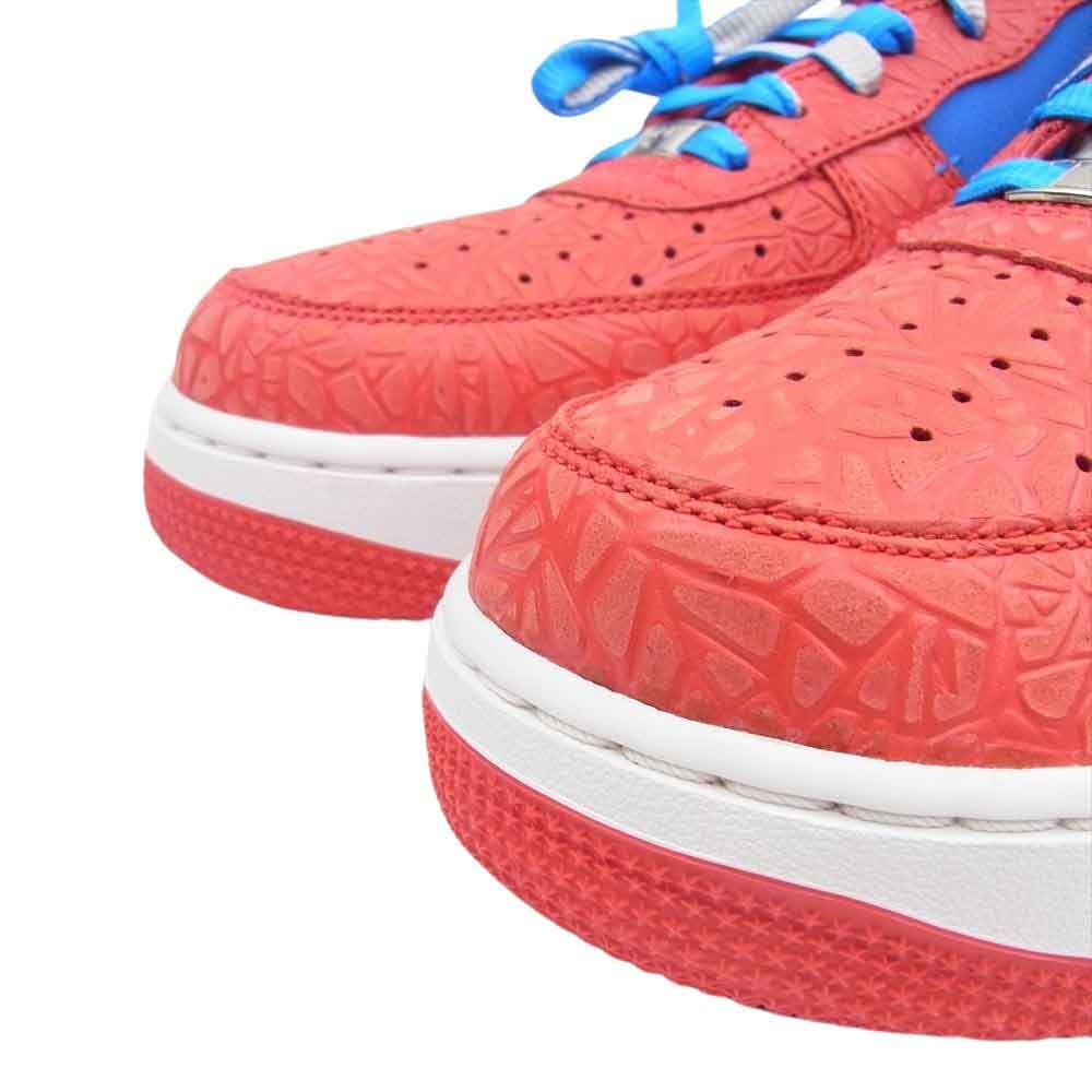 NIKE ナイキ 488298-412 AIR FORCE 1 LOW PHOTO BLUE HYPER RED  エアフォース 1 ロー フォトブルー ハイパーレッド  ローカットスニーカー レッド系 ブルー系 29cm【極上美品】【中古】