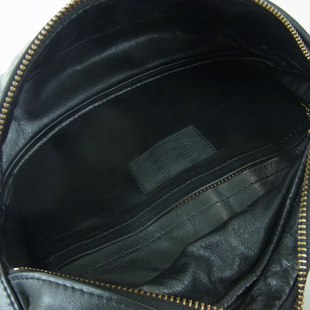 バックドロップ レザーズ DIA WAIST BAG レザー ウエスト バッグ ショルダー ブラック系【中古】