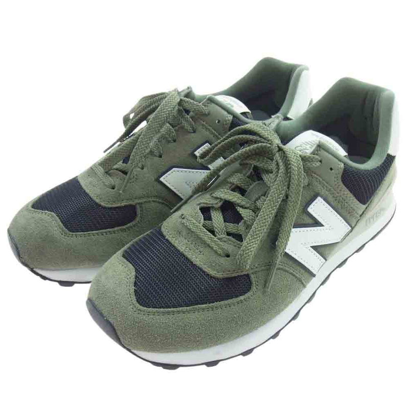 NEW BALANCE ニューバランス ML574ESP ローカット スニーカー グリーン系 28.0cm【中古】