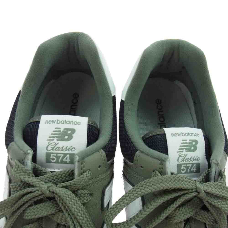 NEW BALANCE ニューバランス ML574ESP ローカット スニーカー グリーン系 28.0cm【中古】