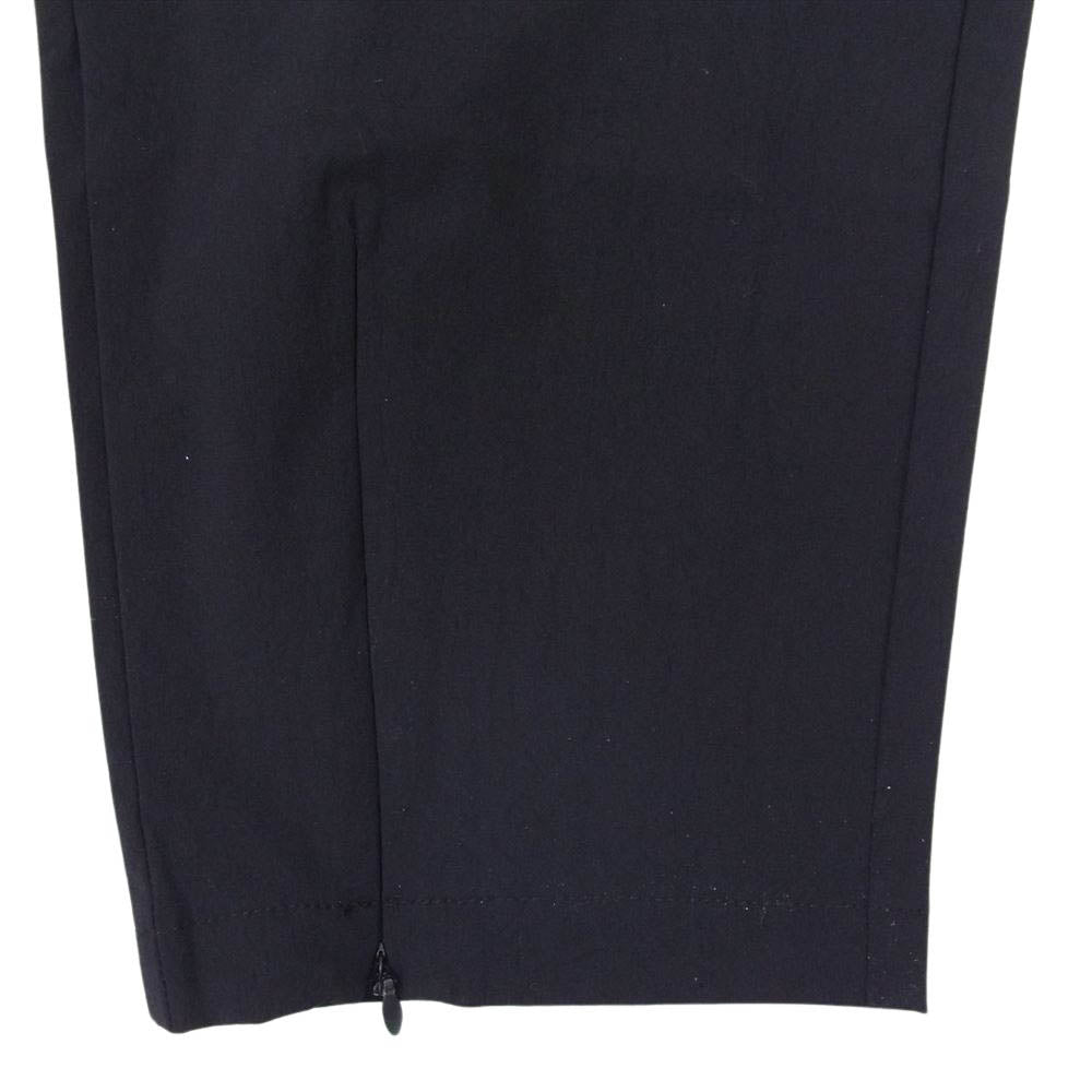 1piu1uguale3 ウノピュウノウグァーレトレ 裾ジップ ナイロンパンツ ジョガーパンツ ブラック系 XL【中古】