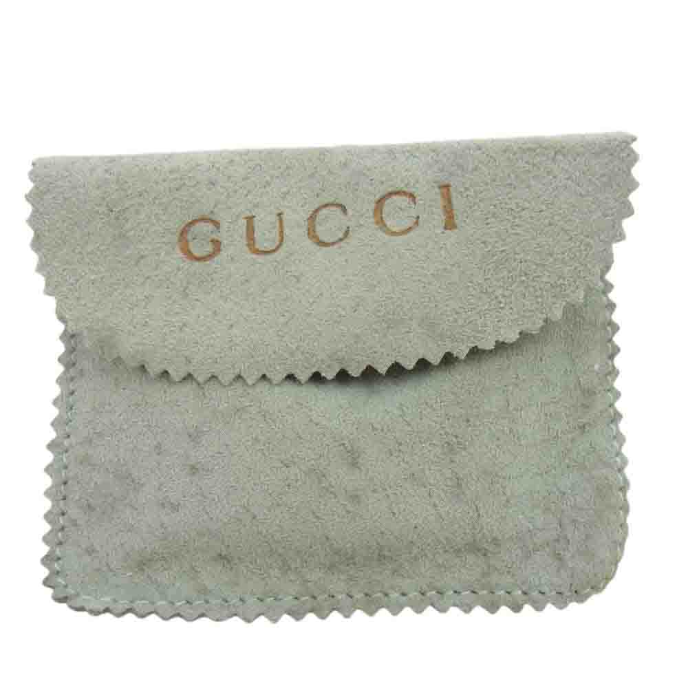 GUCCI グッチ インターロッキング GG ロゴ スカーフリング ゴールド系【中古】