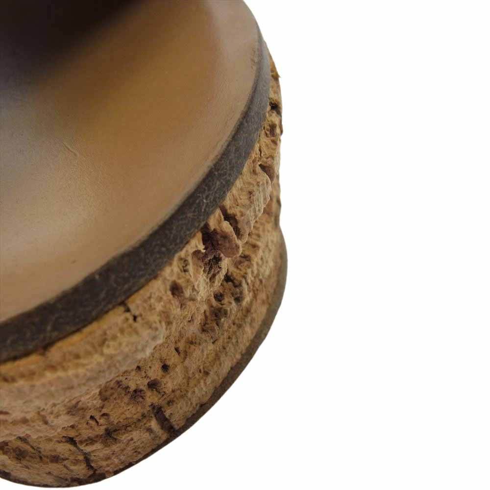 Chloe クロエ CH24561 レザー プラットフォーム ウェッジソール コルクソール 35【中古】