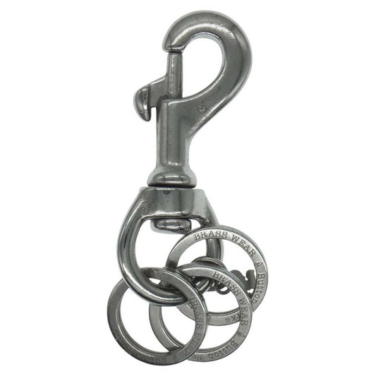 STANDARD CALIFORNIA スタンダードカリフォルニア OTAKE048 BUTTON WORKS × SD KEY HOLDER ボタンワークス キーホルダー シルバー系【中古】
