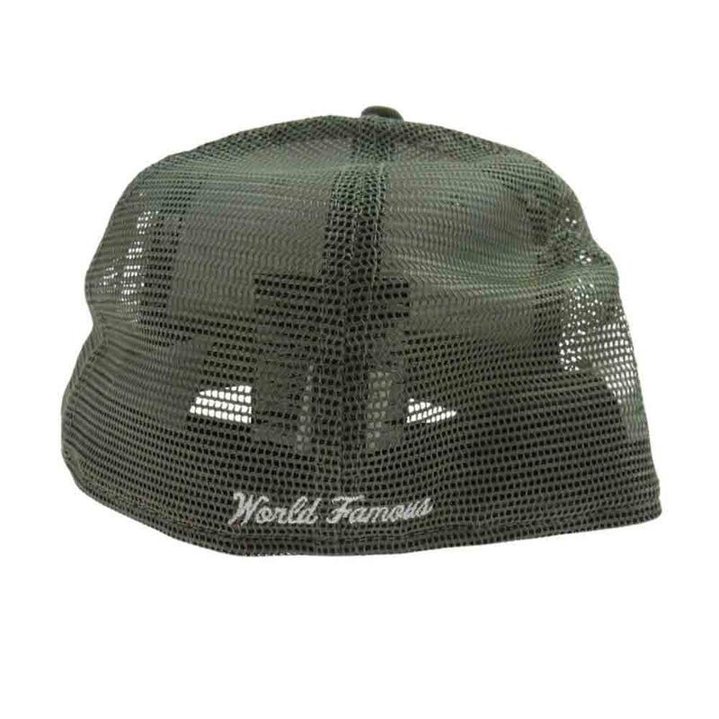 Supreme シュプリーム Box Logo Mesh Back New Era Cap ボックスロゴ ニューエラ メッシュ キャップ カーキ系 59.6cm【美品】【中古】