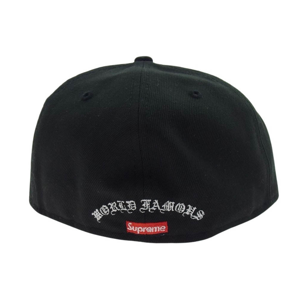 Supreme シュプリーム 24SS New Era Gold Cross S Logo ニューエラ ゴールドクロス S ロゴ キャップ ブラック系 56.8cm【中古】