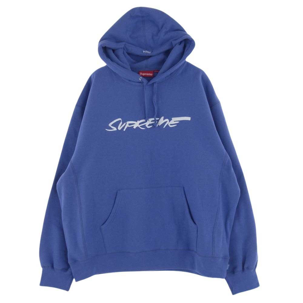 Supreme シュプリーム 24SS Futura Hooded Sweatshirt フューチュラ スウェット パーカー パープル系 XL【極上美品】【中古】