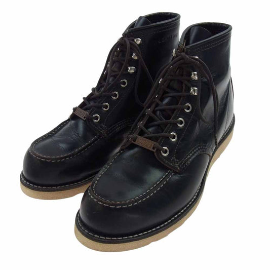RED WING レッドウィング 9874 Irish Setter 6 Moc アイリッシュセッター クロンダイク ワークブーツ レースアップブーツ ブラック系 27.0cm【中古】