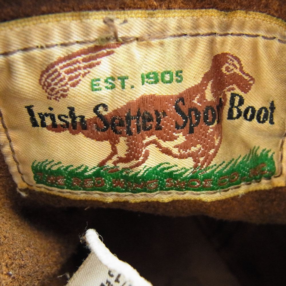 RED WING レッドウィング 9874 Irish Setter 6 Moc アイリッシュセッター クロンダイク ワークブーツ レースアップブーツ ブラック系 27.0cm【中古】